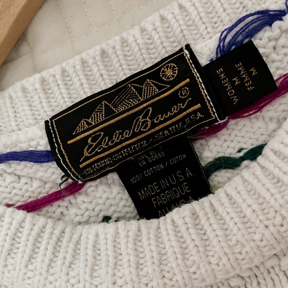 Vintage Eddie Bauer Fancy Knit Sweater - Picture 4 of 6